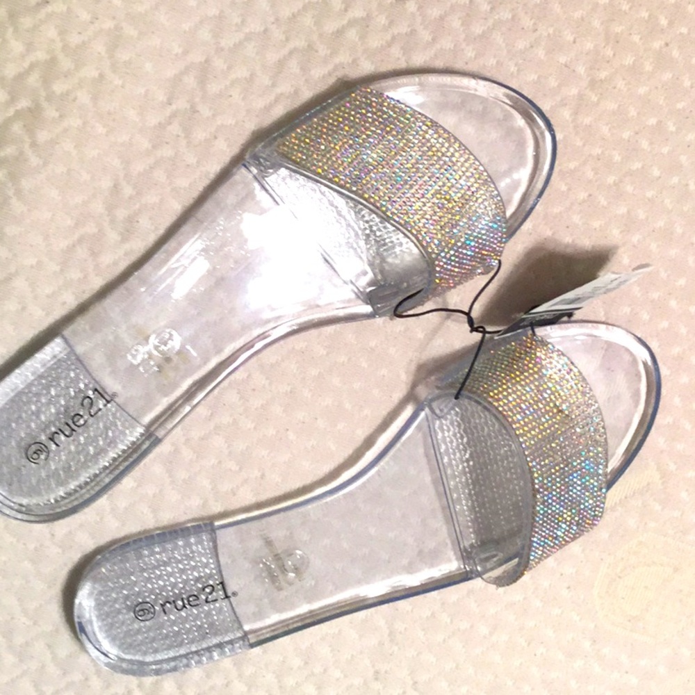 Rue 21 rhinestone sandals new with tags Size 9 - Gorgeous!!!